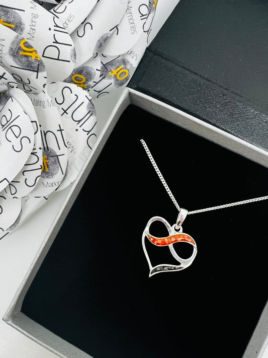 Infinity Love Heart Pendant