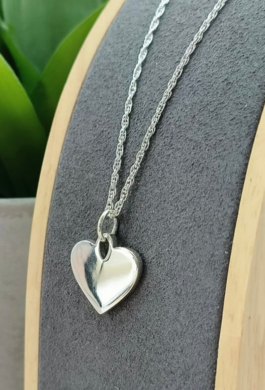 Engraved Tiffany Heart Pendant