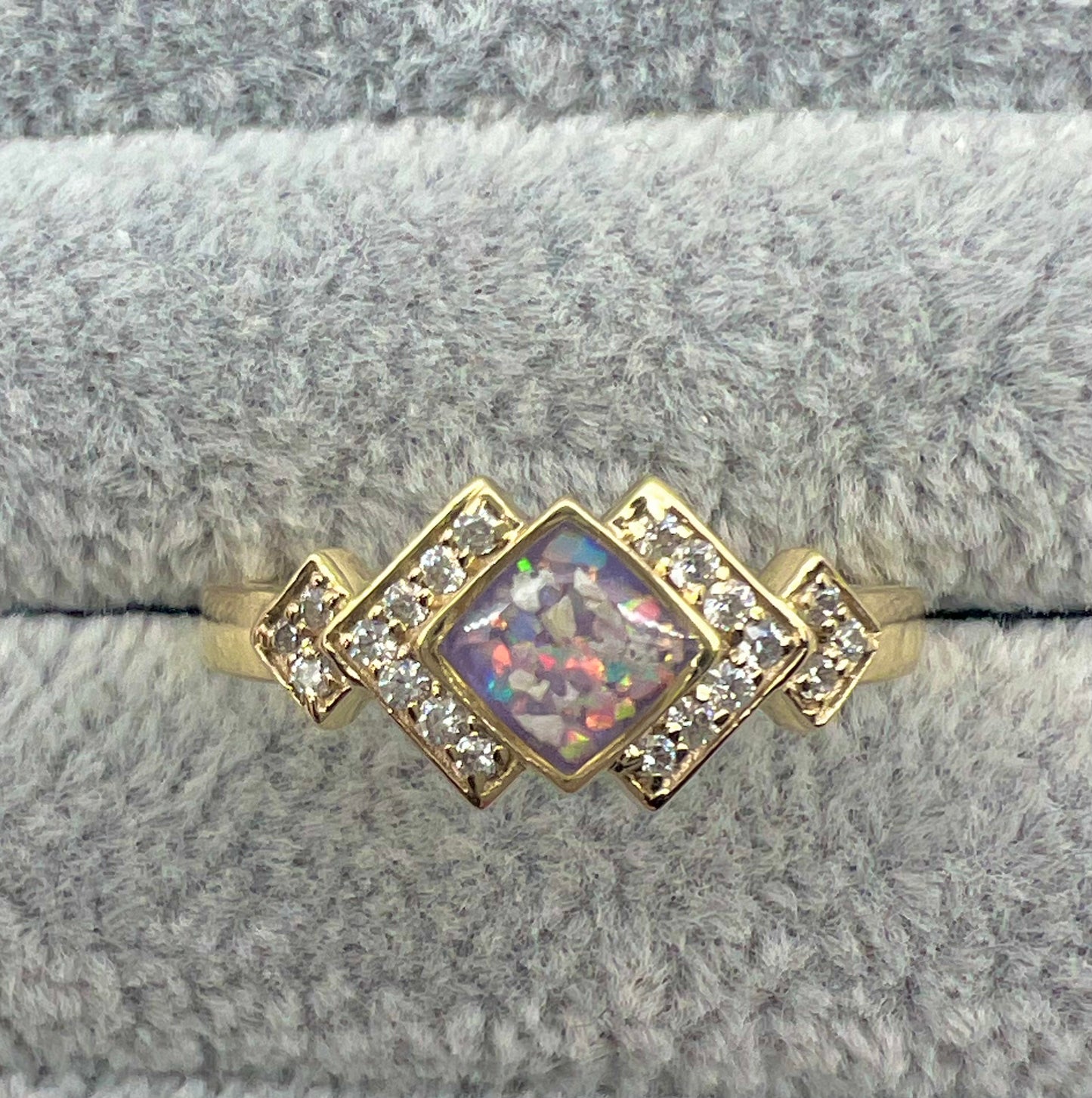 Art Deco Cubic Zirconia Ring