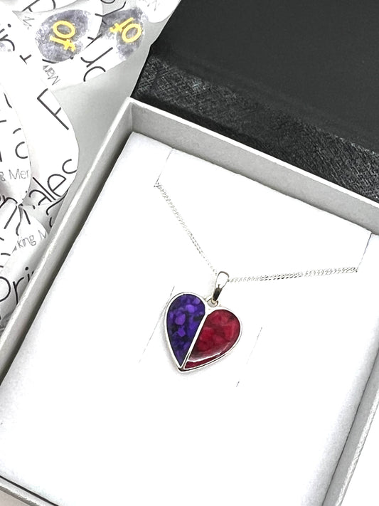 Split Heart Pendant