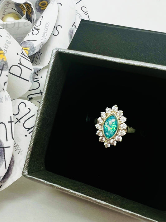 Cubic Zirconia Marquise Ring