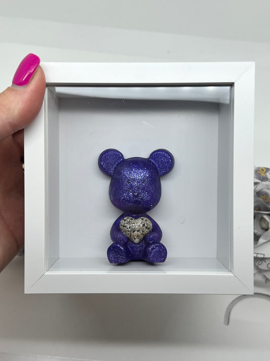 Resin Teddy Framed