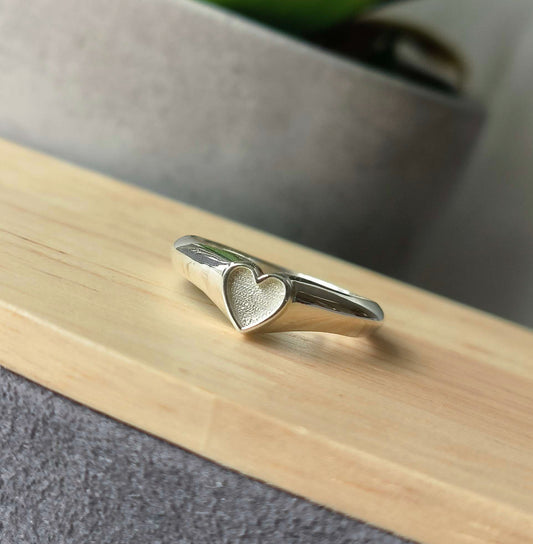 Heart Signet Ring