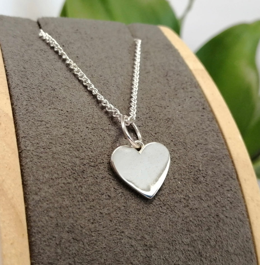 Engraved Heart Pendant