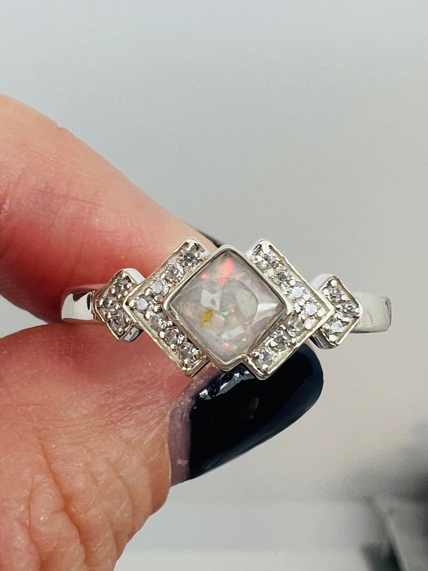 Art Deco Cubic Zirconia Ring