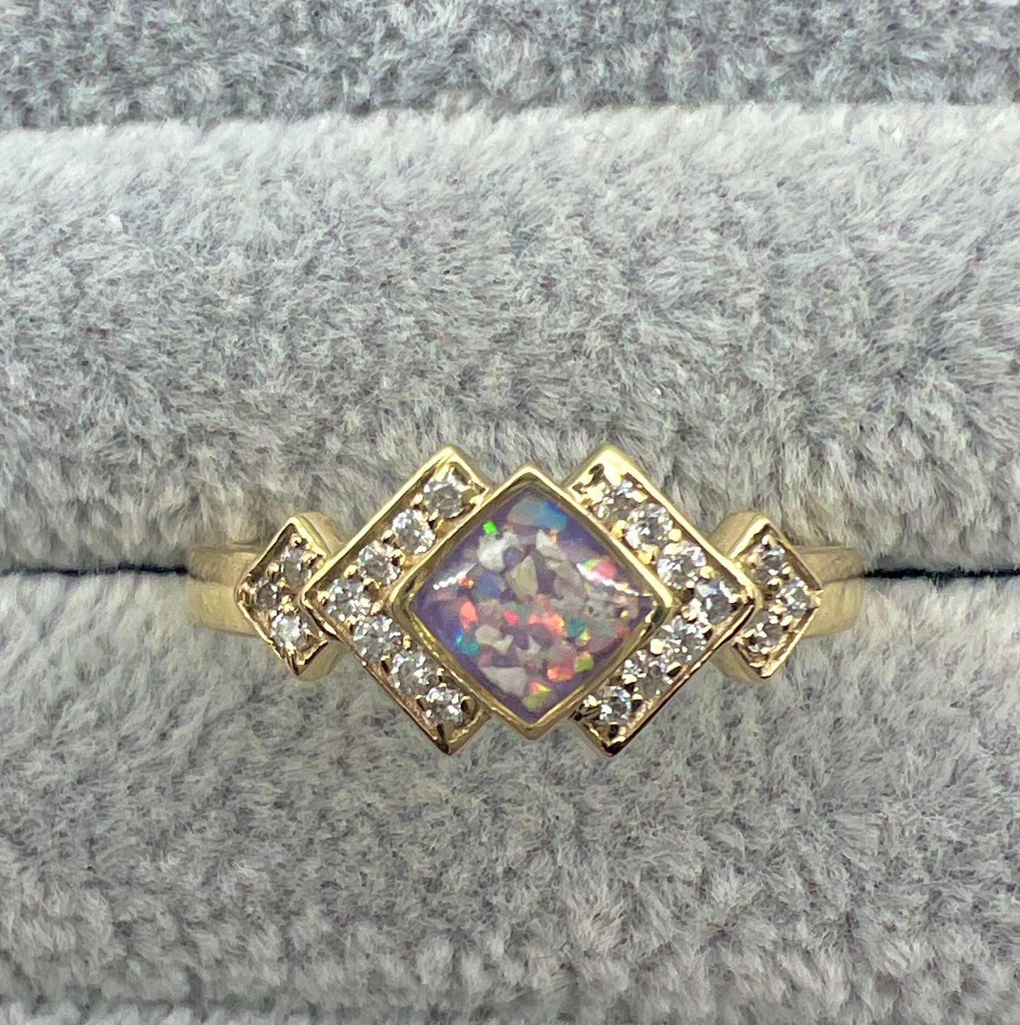 Art Deco Cubic Zirconia Ring